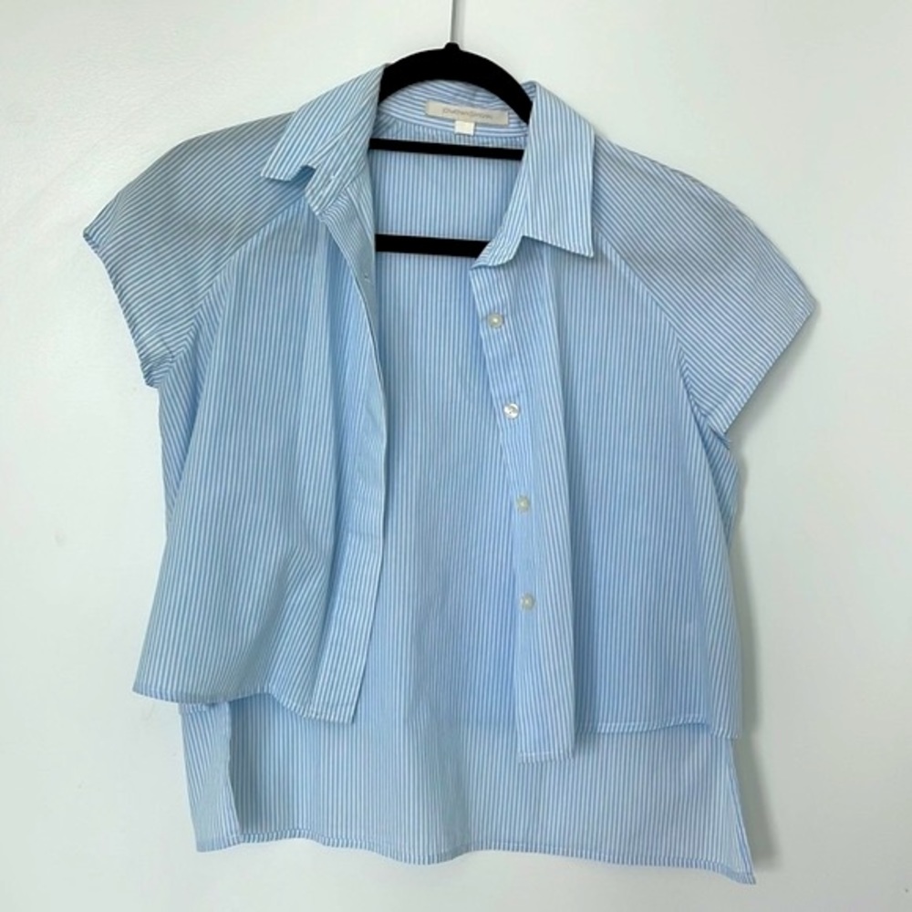 Jonathan Simkhai Cropped Button Down - image 1